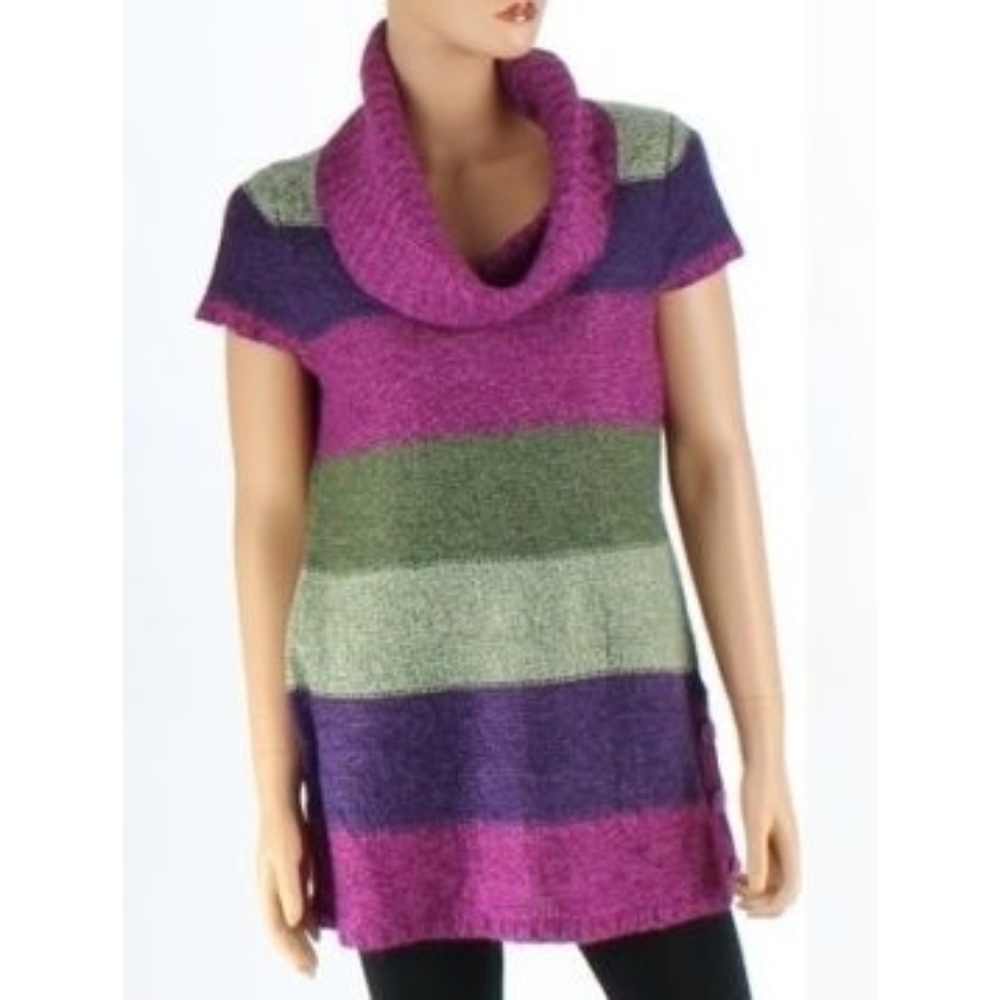 New Nordstrom Missguided Cap Sleeve Cowl Sweater